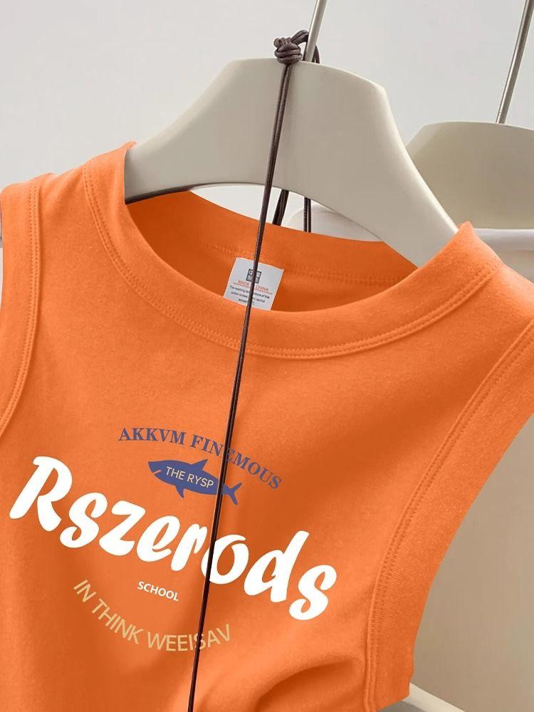 Product Introduction of [High Quality] Women's Camisole Smooth Cool Cotton Women's Tank Top Suitable for Gym or Outing Dopamine Style Hot Girl Short 2025 Summer Inner Wear Sleeveless Camisole Outer Wear Top 4