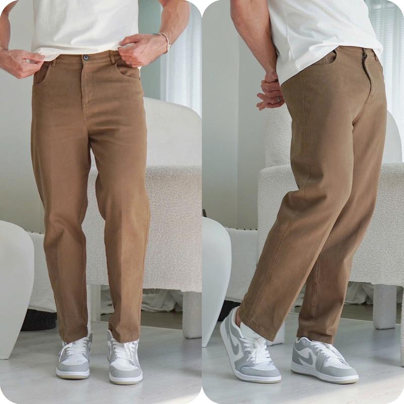 ️[ NEW DESIGN ]️ QUẦN KAKI CHINOS LƯNG THUN ỐNG SUÔNG CAO CẤP - MOAH