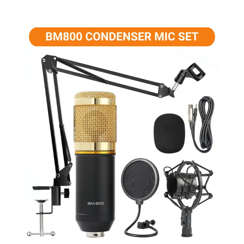 24-hour shipping+spot inventory+COD BM800 / BM501 Mic Set Condenser ...