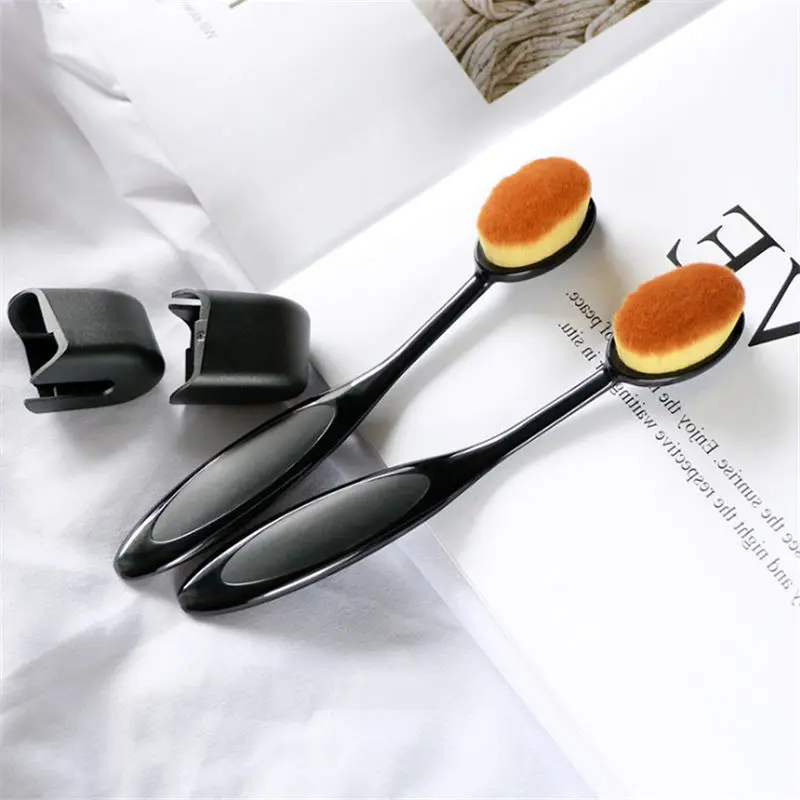 Toothbrush-shaped makeup brush Kabuki flawless liquid foundation makeup brush set female soft multifunctional brush