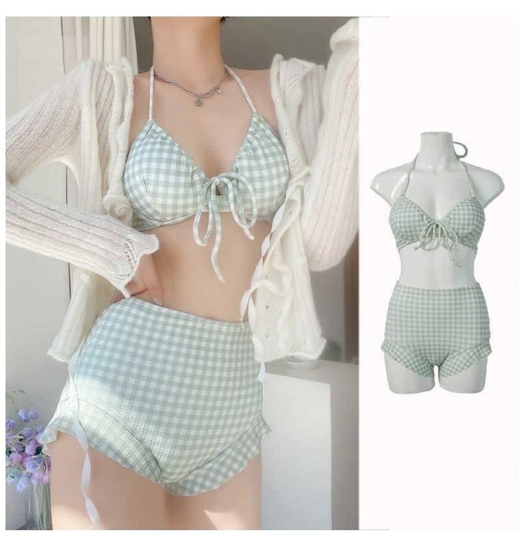 Product Introduction of Áo Tắm, Bộ Hai Mảnh, Dành Cho Bé Gái Và Phụ Nữ, Phong Cách Mùa Hè, Bikini Kẻ Sọc Ngọt Ngào Và Tự Nhiên, Bikini, Gợi Cảm, Thích Hợp Cho Mùa Xuân, Phong Cách Bồn Tắm Mùa Hè Pháp Sport 2