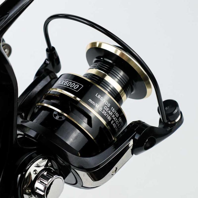 Product Introduction of PROMO Reel Pancing Metal Spining TaffSPORT Gold Sharking NX4000 2000 6000 1000 3000 7000 Murah 5.2:1 7