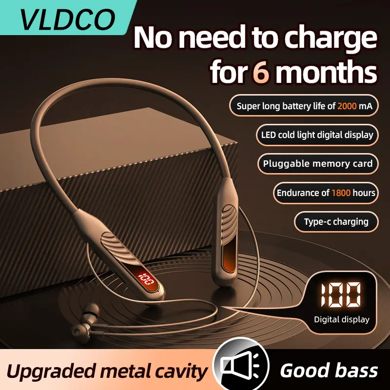 Tai Nghe Nhét Tai Nghe Bluetooth TWS, Tai Nghe Treo Cổ Không Dây Âm Thanh Nổi, Có Mic, Tai Nghe Chơi Game, Khử Tiếng Ồn Âm Trầm Sâu, Tai Nghe Type-C, Thời Lượng pin Dài 1800 Giờ