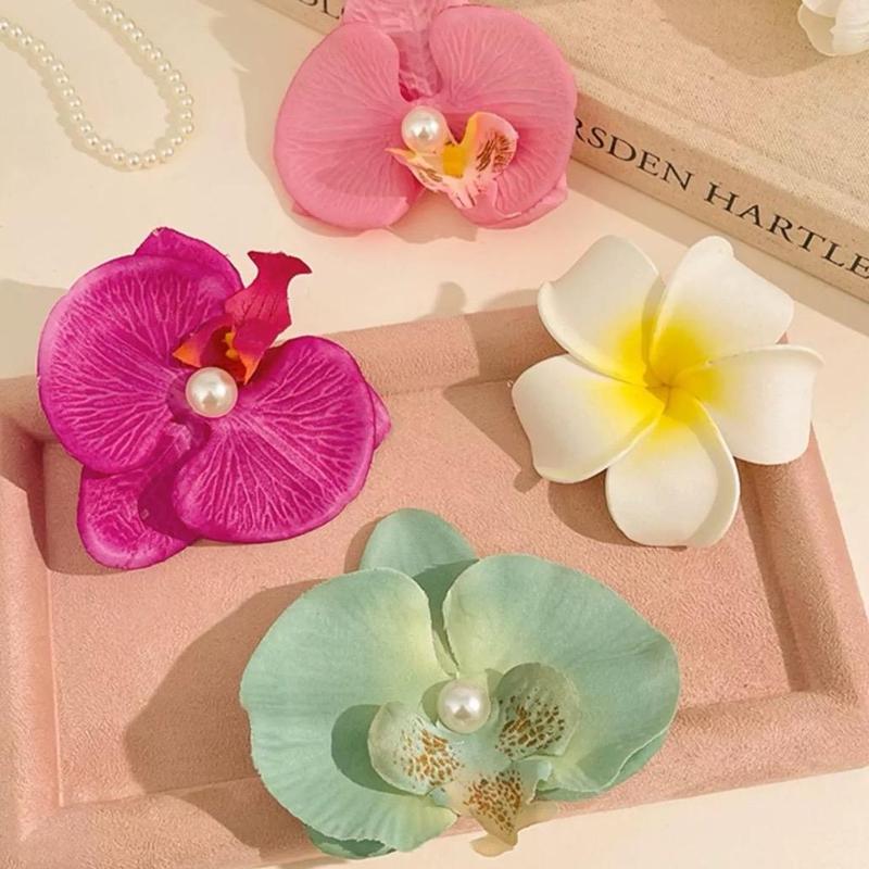 Kẹp Tóc Hoa Lan Hồ Điệp, Phụ Kiện Dành Cho Tóc 0