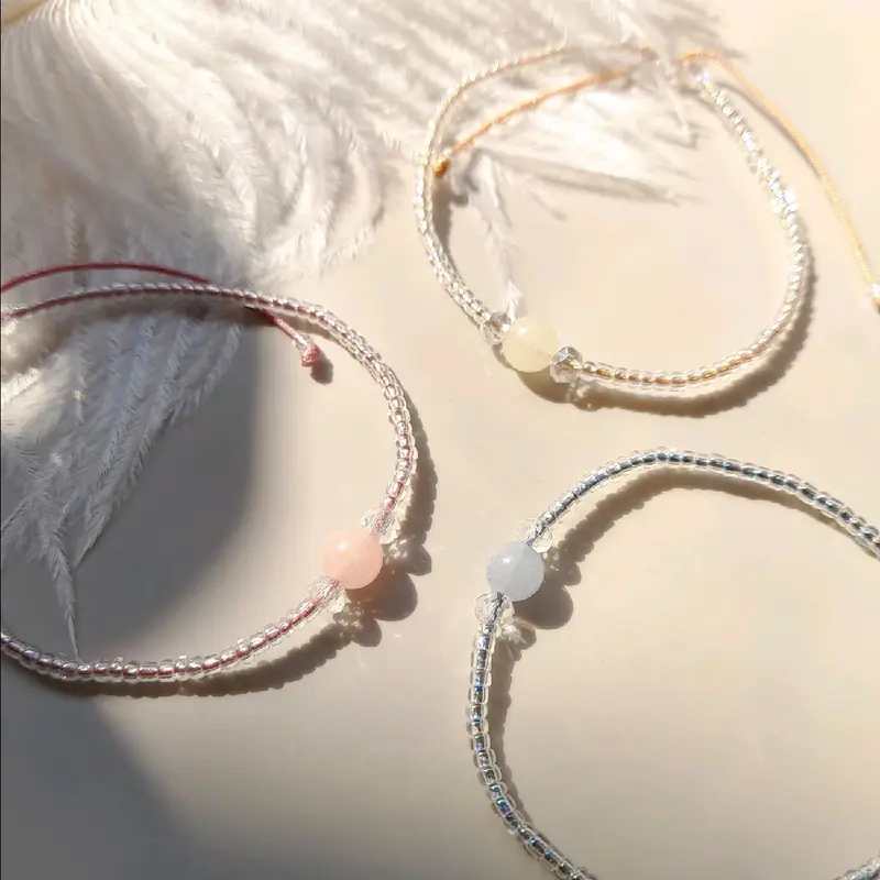 GELANG SCARLETT•BY BRAELYN•GELANG TALI AESTHETIC•GELANG MANIK MANIK 1