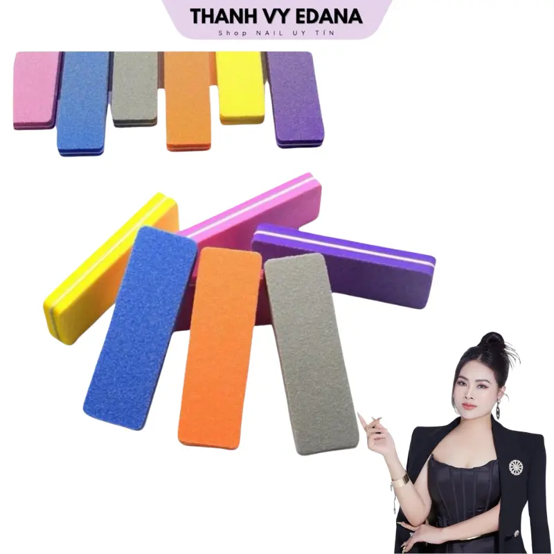 Phao làm móng tay vuông ngắn - Phao nhám mịn - Làm Nail