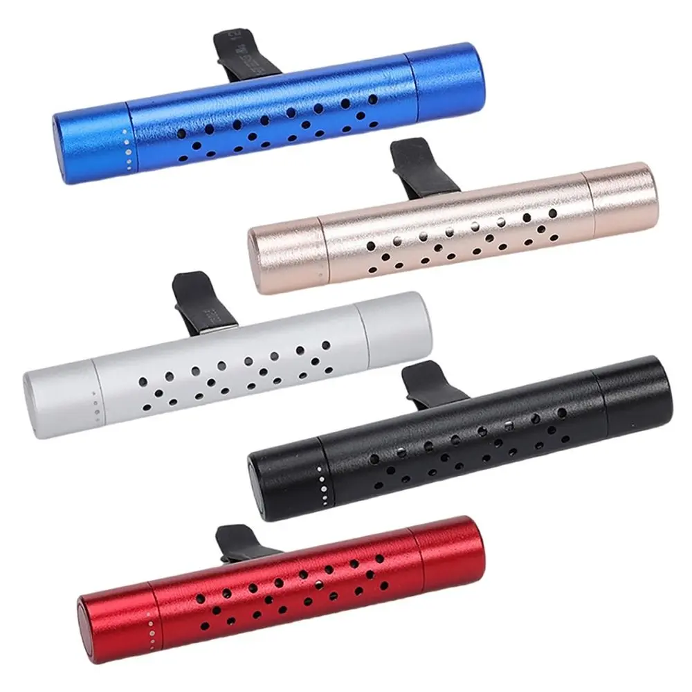 1Pcs Durable Perfumes Air Freshener Auto Interior Alloy Car Vent Perfume Parfum Fresh Flavoring Smell Aroma Air Outlet