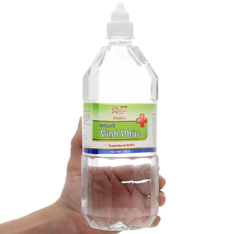 [Nhiều mẫu mã] Nước muối sinh lý Natriclorid 0.9% chai 500ml dùng để vệ sinh, súc họng Nước Súc Miệng