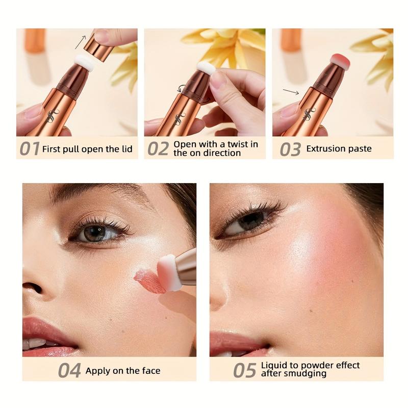 Product Introduction of A highlighter contour pen for highlighting and shaping facial contours - perfect for everyday use! 0