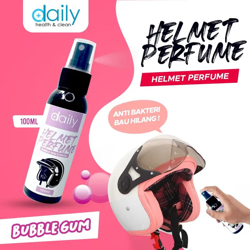 Parfum Helm Daily Helmet Perfume Penghilang Bau Helm Antibacterial 100ml 0
