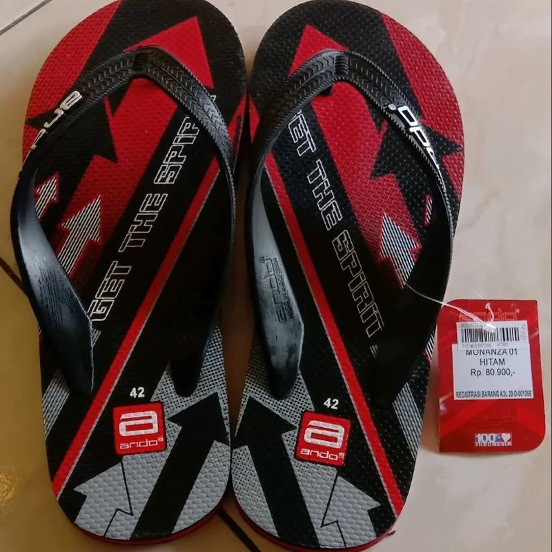 SANDAL ANDO MONANZA 01 - SANDAL JEPIT PRIA 1
