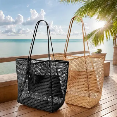 Shoulder Bag Walmart Beach Tote Best Waterproof Mesh Beach Bag