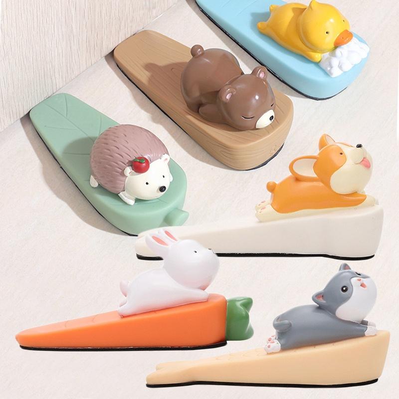 Animal Shaped Door Stopper Anti-pinch Hand Doors Block Anti-collision Doorstop for Home Office 0