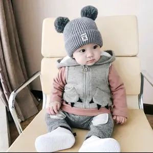 Pompom baby new bron 0sd 1th Bayi Baru lahir Bayi Balita  premium desaigntCowok Cewek Lembut Nyaman