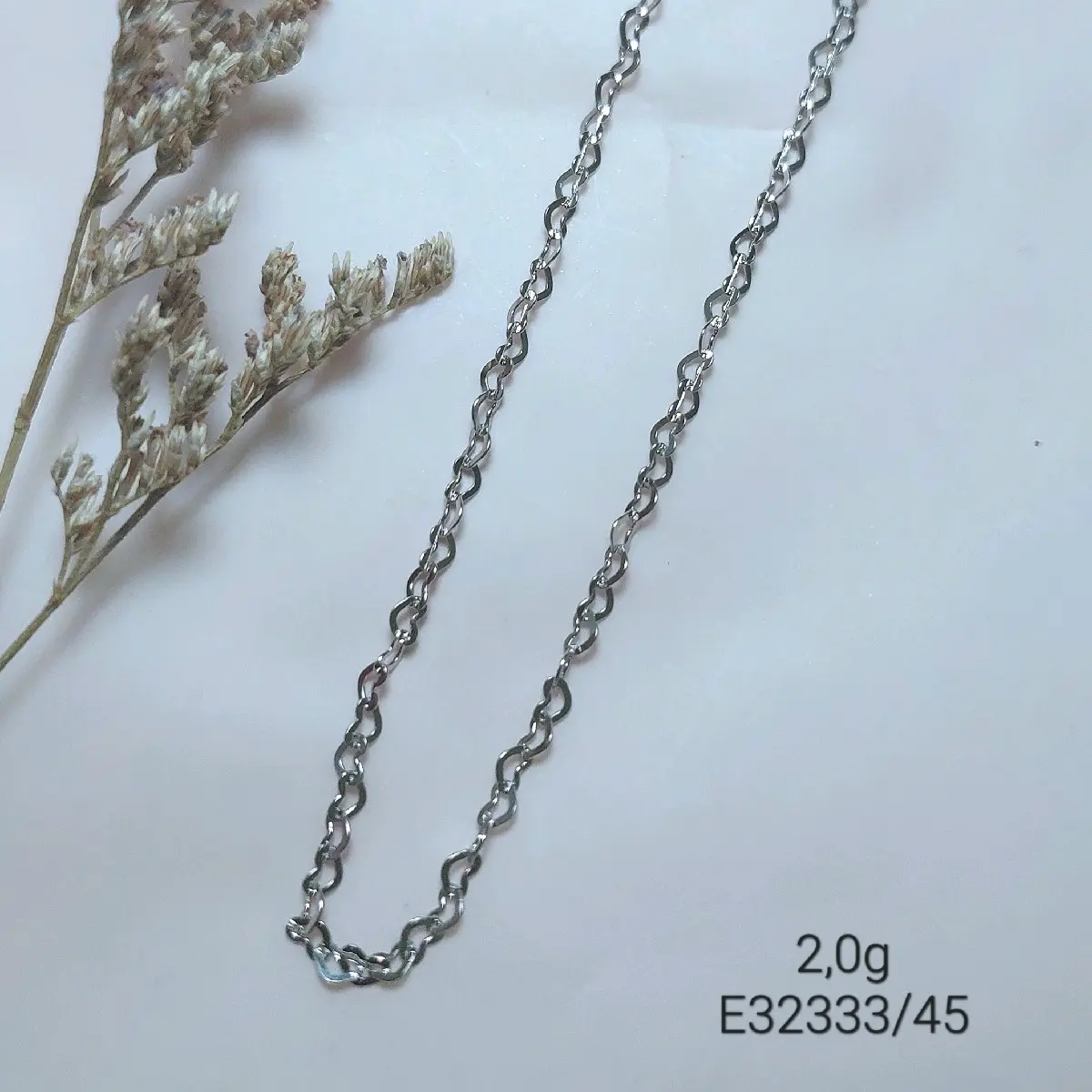 [2333] kalung dewasa rantai love 925