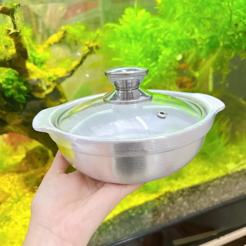 Thố gang NẮP KÍNH kho quẹt, kho cá, nấu cơm niêu, tiện lợi đẹp mắt ngon miệng - Nồi gang nắp kínhthoso 1