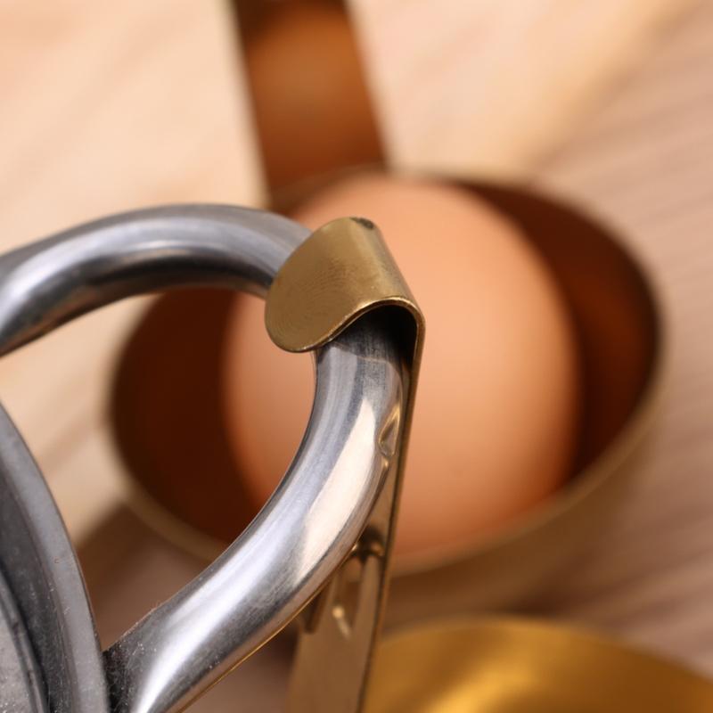 Product Introduction of 1Pc Stainless Steel Boiling Eggs Cooker Ear-mounted Nonstick Egg Poacher Multi-function Machine Washable Kitchen Tool 20