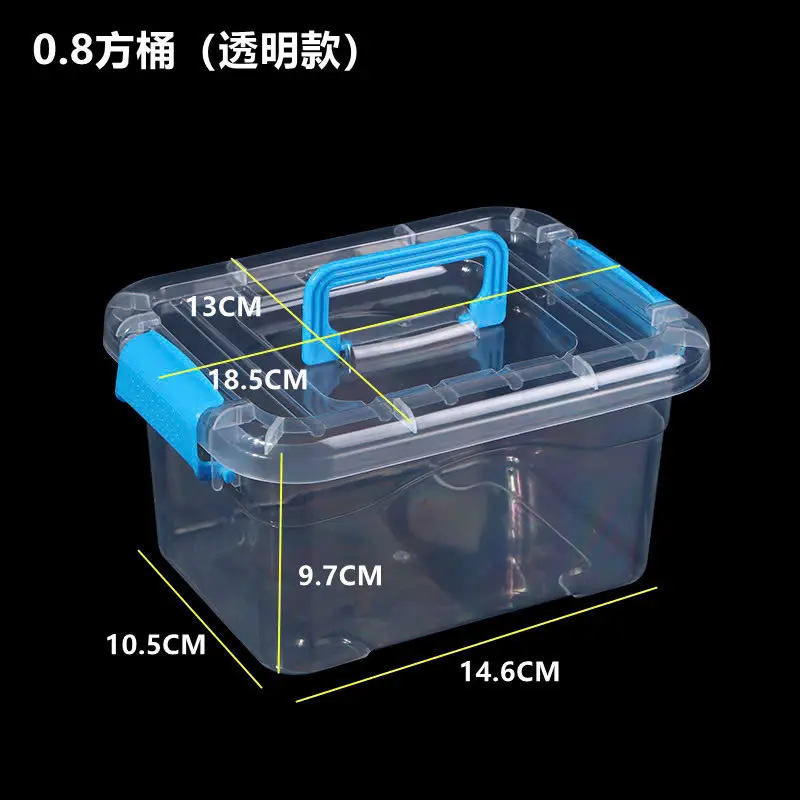 Hộp nhựa trong suốt đa năng, hộp đựng thực phẩm, hộp đựng đồ chơi 4