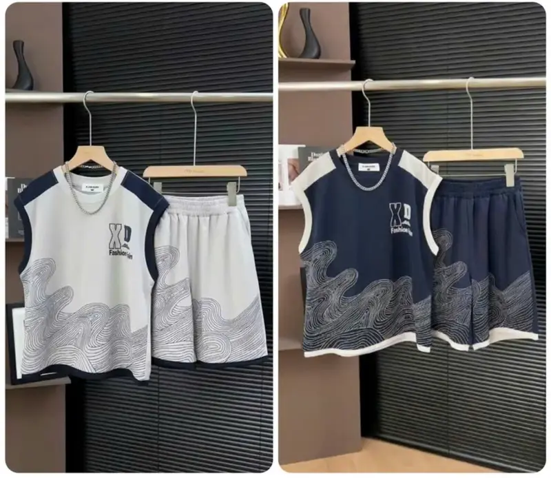 Bộ quần áo ba lỗ trẻ em mùa hè cho bé trai bé gái. chất cotton mềm mịn thoáng mát thấm mồ hôi, phong cách năng động. dành cho bé 14-48kg. set bộ cho bé, sét bộ bé trai bé gái bộ  labubu  cho  bé  trai set  bộ  hàn  quốc  cho  bé  trai 0