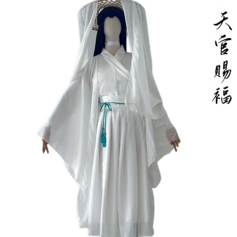 Product Introduction of Trang Phục Cosplay Xie Lian, Quà Tặng Hạnh Phúc, Quần Áo Trắng, Mũ Tre Xie Lian, Phong Cách Cổ Trang, Quần Áo Hán Phục Trung Quốc Thích Hợp Cho Anime, Còn Hàng, Bộ Đồ Wei Wuxian 11