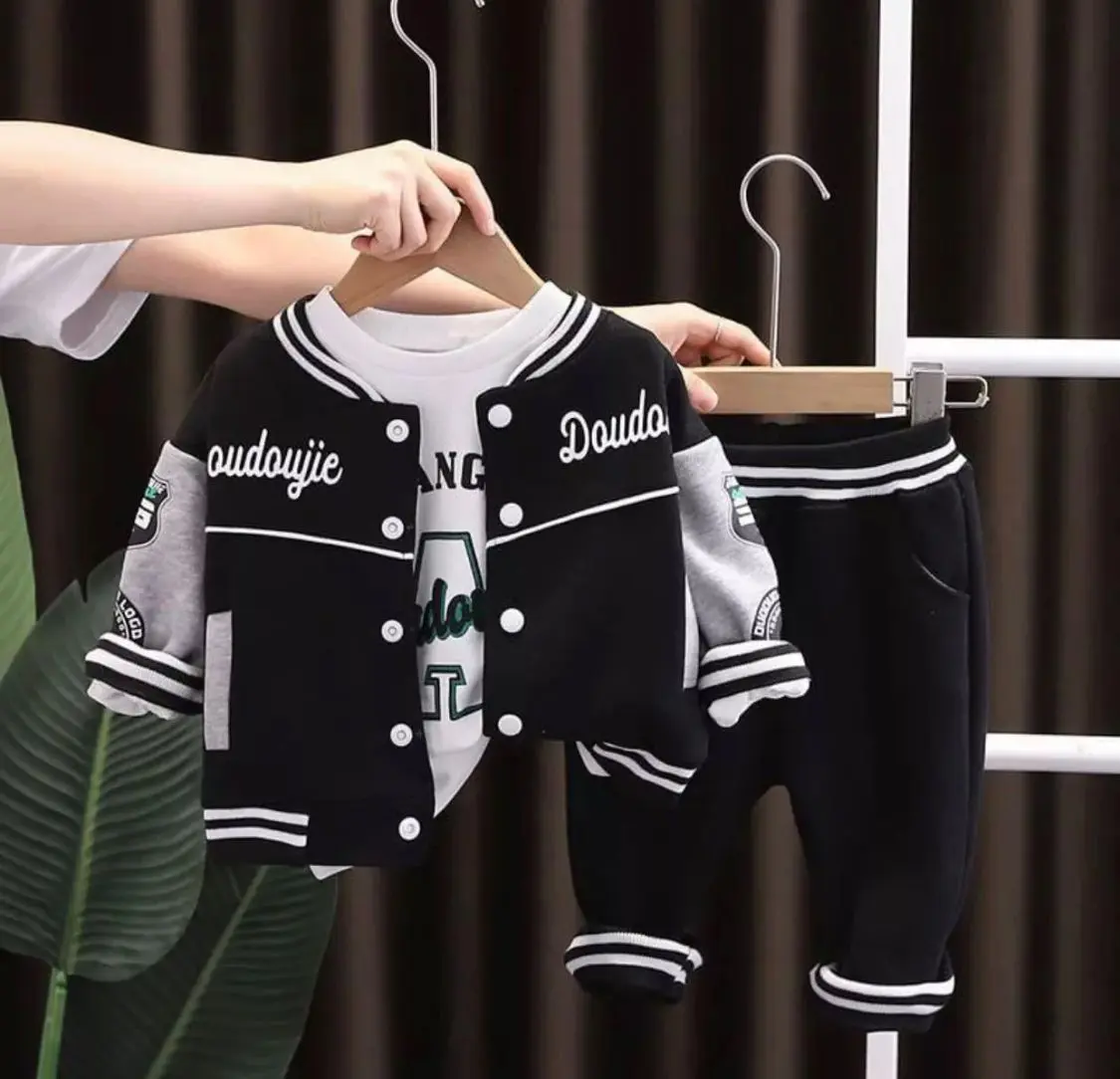 SETELAN SWEATER ANAK BAJU ANAK 3IN1 ANAK DAN CELANA PANJANG 1- 5 THN