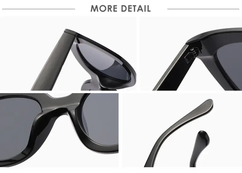 Product Introduction of 1/4set Vintage Women Cat Eye Sunglasses Luxury Brand Designer Trendy Sun Glasses Female Eyeglasses For Female Gafas De Sol UV400 10