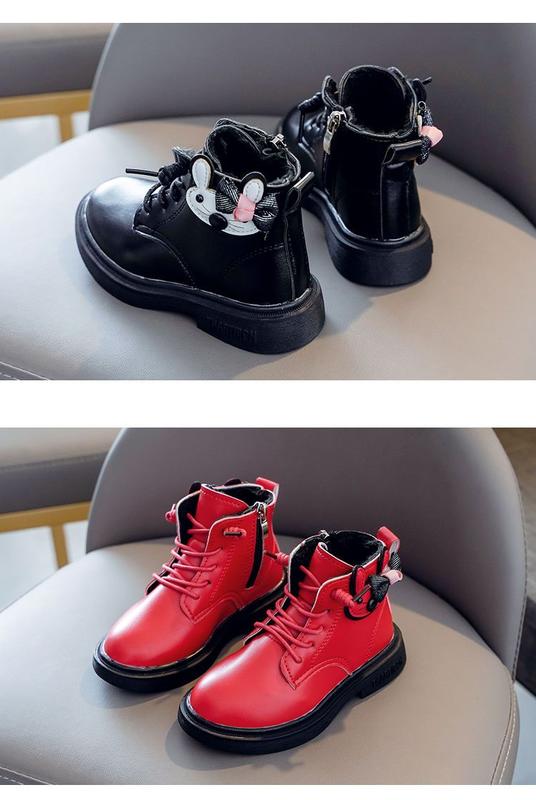 Product Introduction of Girls' Shoes Short Boots Fall/Winter 2023 New Children's Martin Boots Winter Fleece-Lined Baby Ermian Shoes Boots for Girls 10