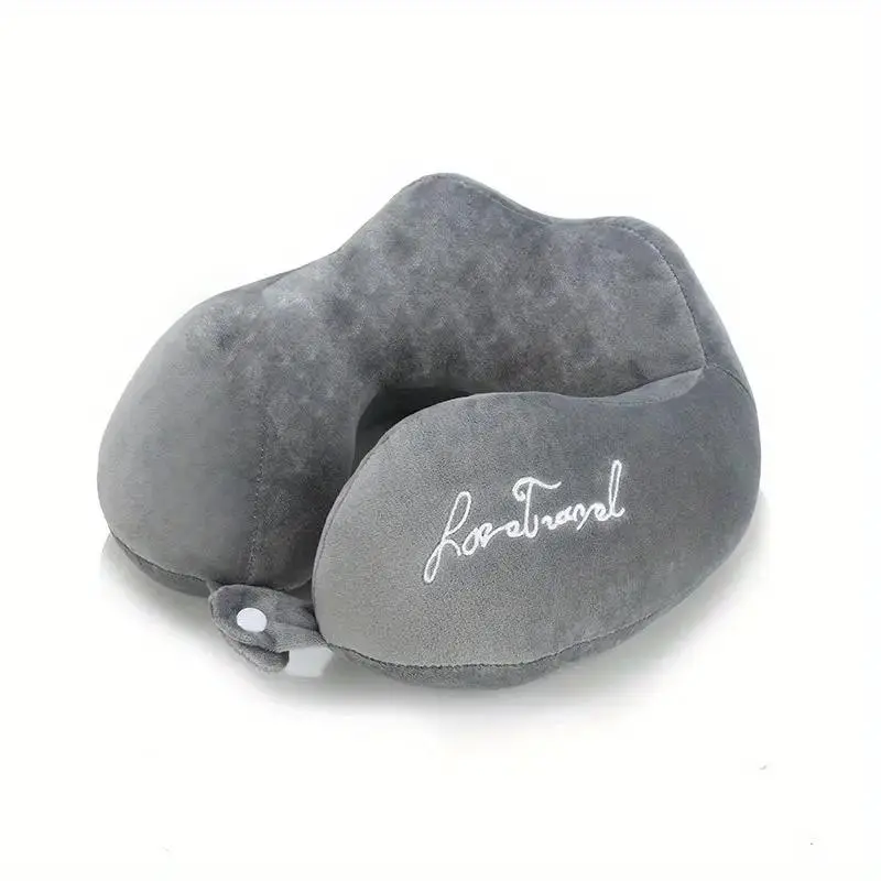 U-shaped Neck Pillow, Portable Travel Hotel Pillows Cushion, Multi-use Neck Support for Home & Office, Cozy Room Accessories, Ideal Gift for Family Friends