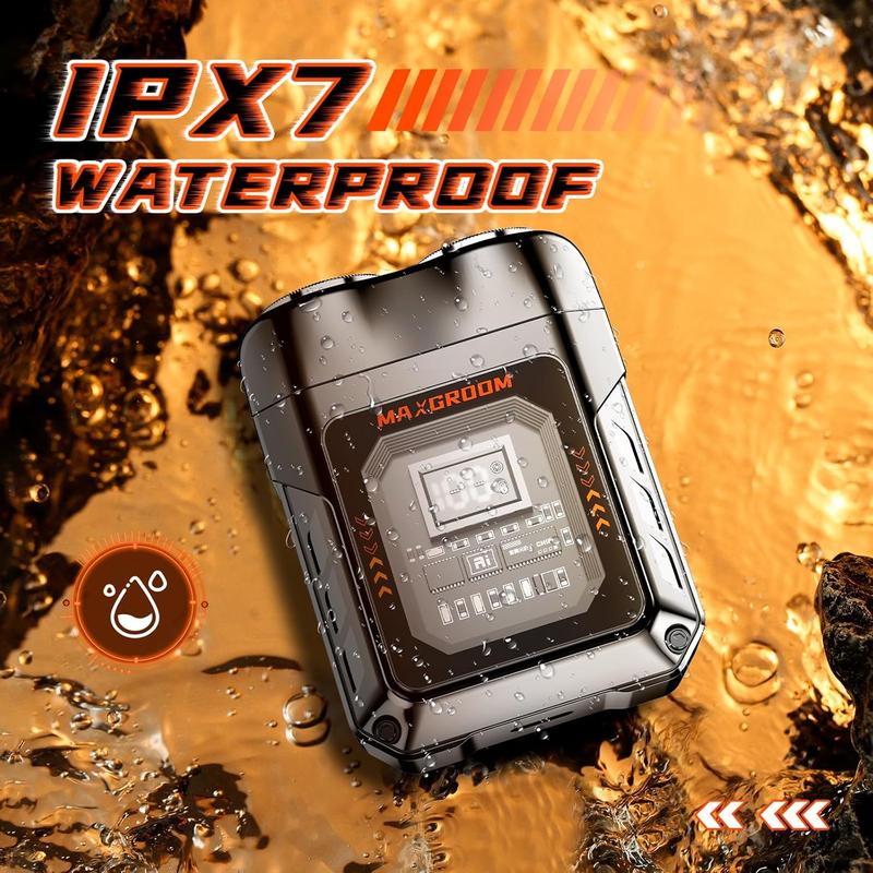 MAXGROOM-A1 Máy Cạo Râu Mini Nam Điện 2024 quả và trơn tru, máy cạo râu khô Bảo hành 24 tháng 5