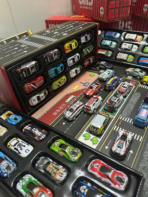 BOX Mô Hình 48 Xe Ô Tô Bằng Hợp Kim Hộp Container Thùng Xe ( hàng loại 1 ) 4