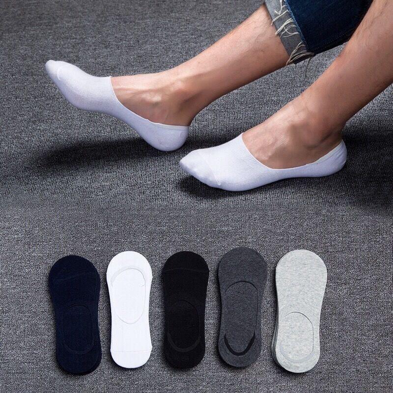 TẤT TRƠN DỆT KIM  NHIỀU MÀU, CHẤT DÀY, MỀM ĐI ÊM, THOÁNG CHÂN Menswear Xanh Rêu 1