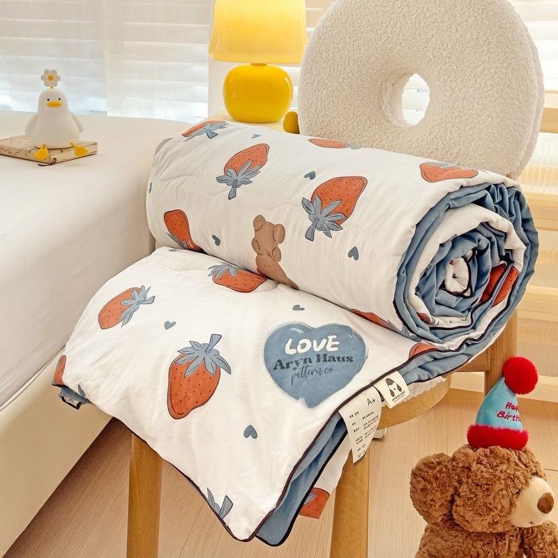 Chăn Mùa Hè Lighthouse - Chất Liệu Cotton Đũi Siêu Nhẹ