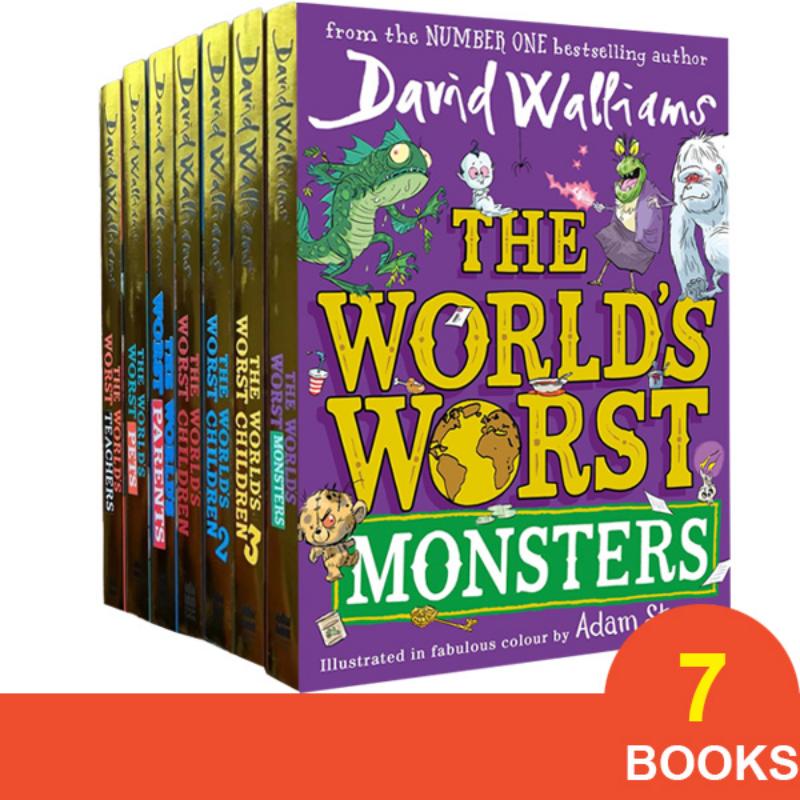 Casual The World's Worst Children/Teachers/Pet/Parents By David Walliams (7 Books) 0