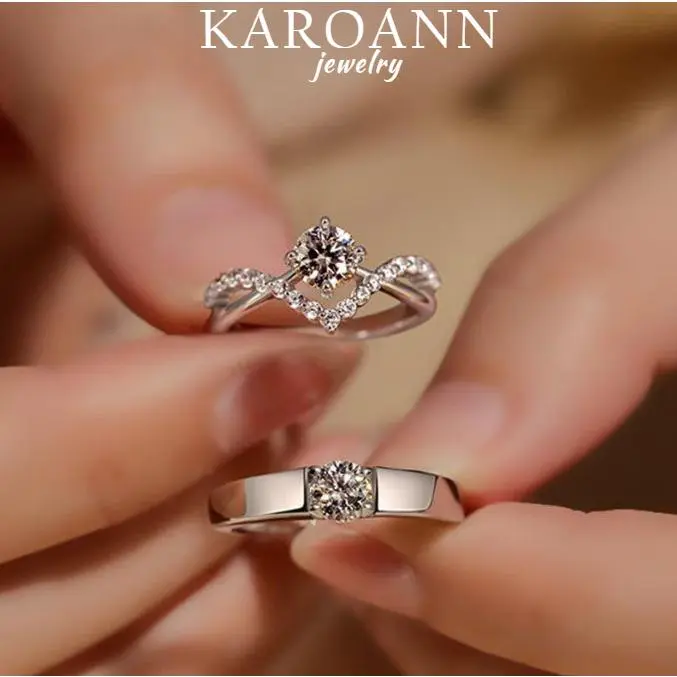 Couple Rings/Couple Diamond Rings/Wedding Gifts/Engagement Rings/Diamond Rings/Eternity Rings/Suitable for Couple Gifts