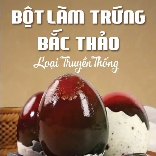 Bột làm trứng Bắc thảo đen 100gam