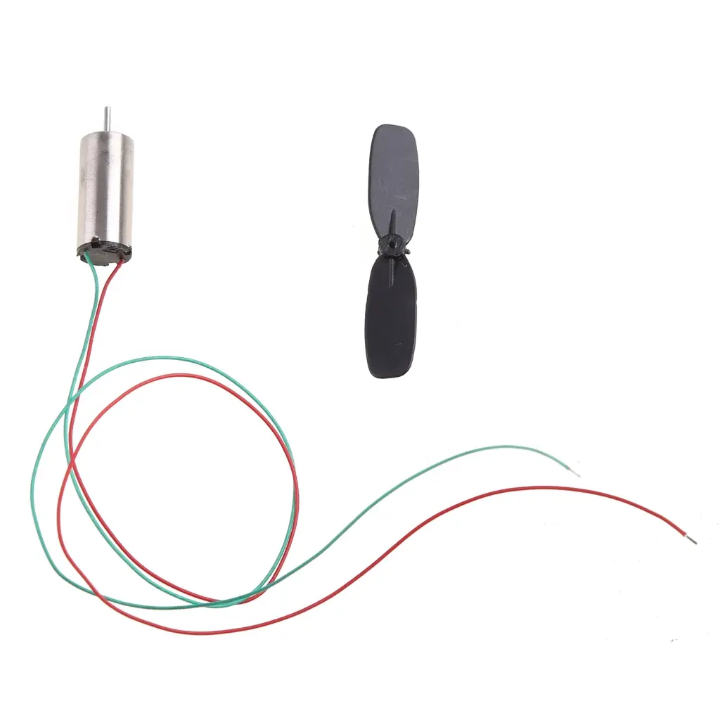 Động cơ không lõi + Cánh quạt, 1 bộ, 3.7V, 48000RPM, dành cho máy bay RC và đồ chơi trực thăng