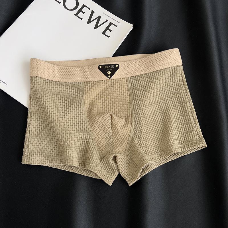 2025 Summer Ice Silk Men's Underwear 7A Grade Antibacterial Underwear Nylon Men's Boxers Super Breathable Comfortable Men's Boxers