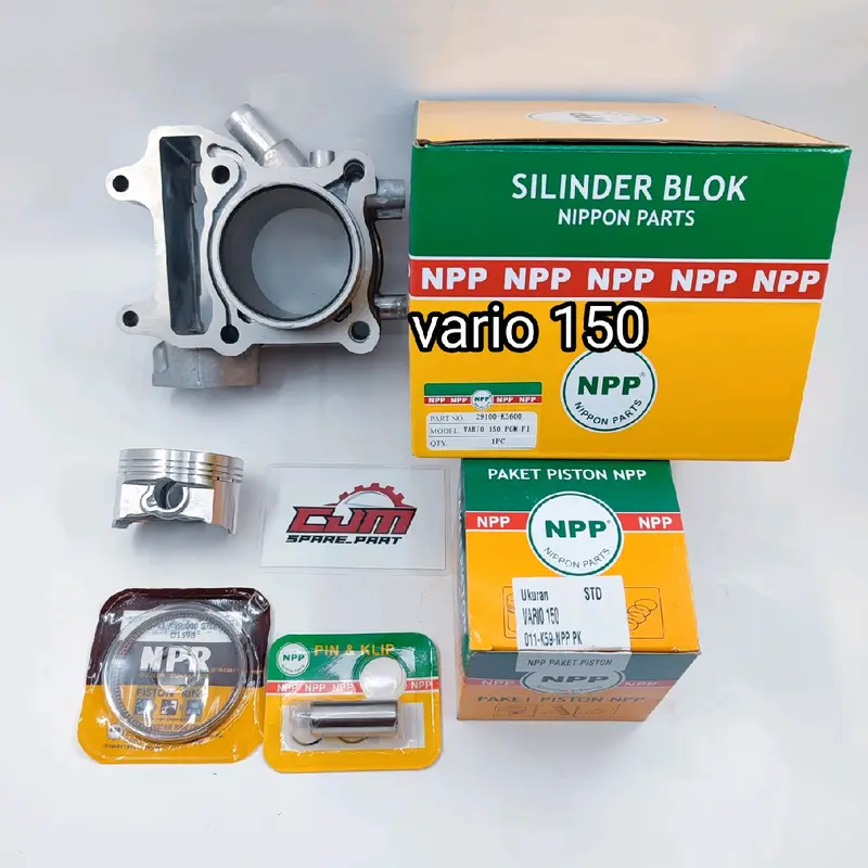 blok seher cylinder boring set piston kit seher paket vario 150 pcx 150 fi injeksi k59 k36 original npp 0