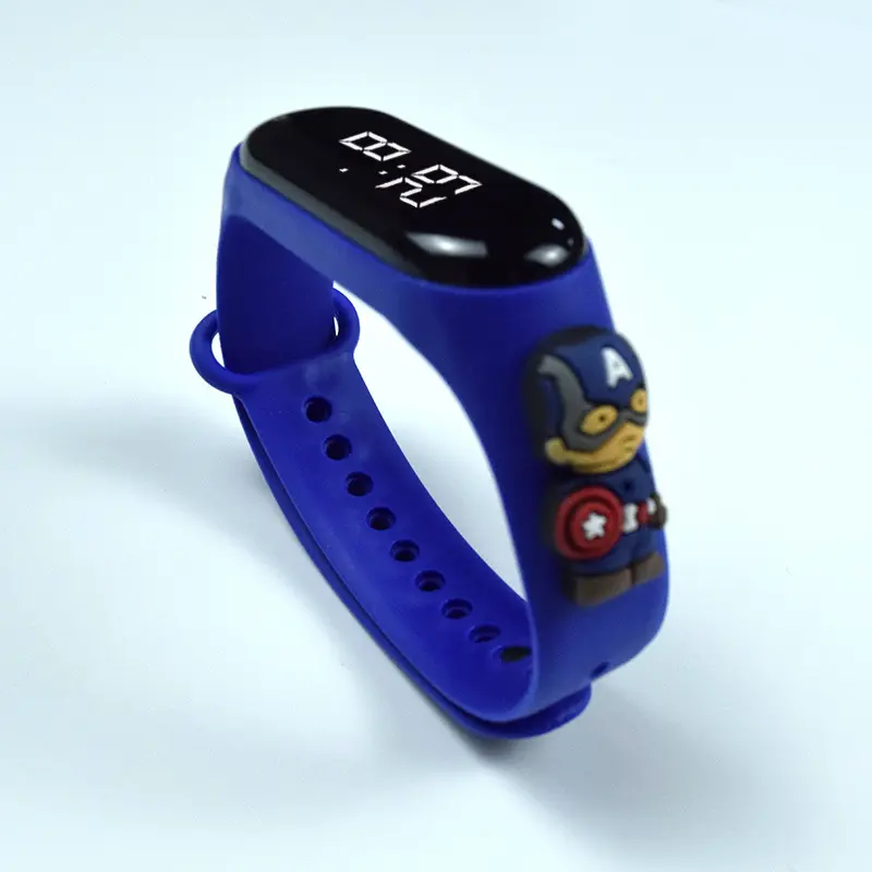 Jam Tangan Anak Elektronik Led Motif Kartun  Bahan Silikon Untuk Anak / Jam Tangan Karakter J - 009 RRNS Fashion 4
