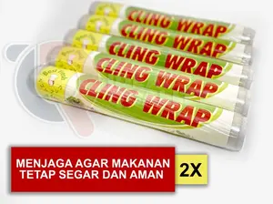 Cling Wrap Refill 30cmx30M, Pembungkus Makanan dan Buah Plastik