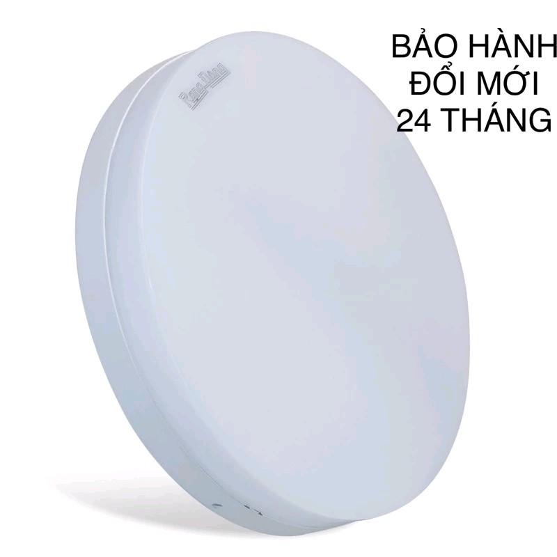 RẠNG ĐÔNG bóng LED ốp trần tròn tràn viền 12W, 18W, 24W Bảo Hành 24 Tháng đèn chiếu sáng trên tường thông minh