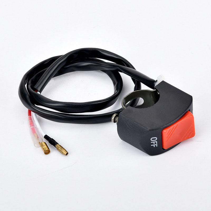 Product Introduction of 22mm 5 Colors Universal Motorcycle on-Off Switch Handlebar Button Bullet Connector Motorcycle Moto Trail Headlight Light Switch 24