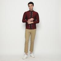 Gambar (LAST CALL) Platini Kemeja Koko Bordir Timbul Pria Lengan Panjang Polyester 96949 - S dari Platini Official Store Kota Administrasi Jakarta Utara 4 Tokopedia