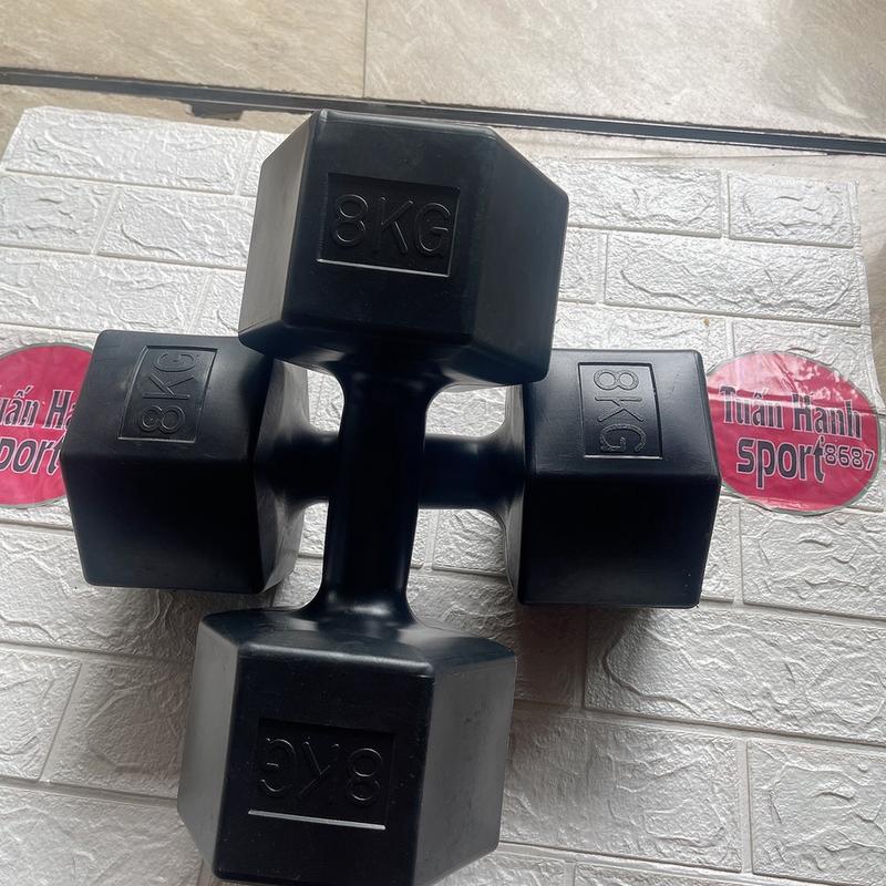 Tạ tay 8kg (1chiếc) đặc,đủ cân 5
