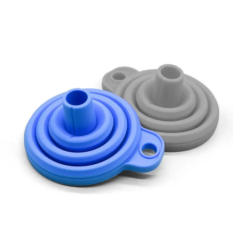 Car Engine Funnel, 1 Count Universal Silicone Liquid Funnel, Washer Fluid Change Foldable Portable Auto Engine Oil Petrol Change Funnel, Vehicle 0