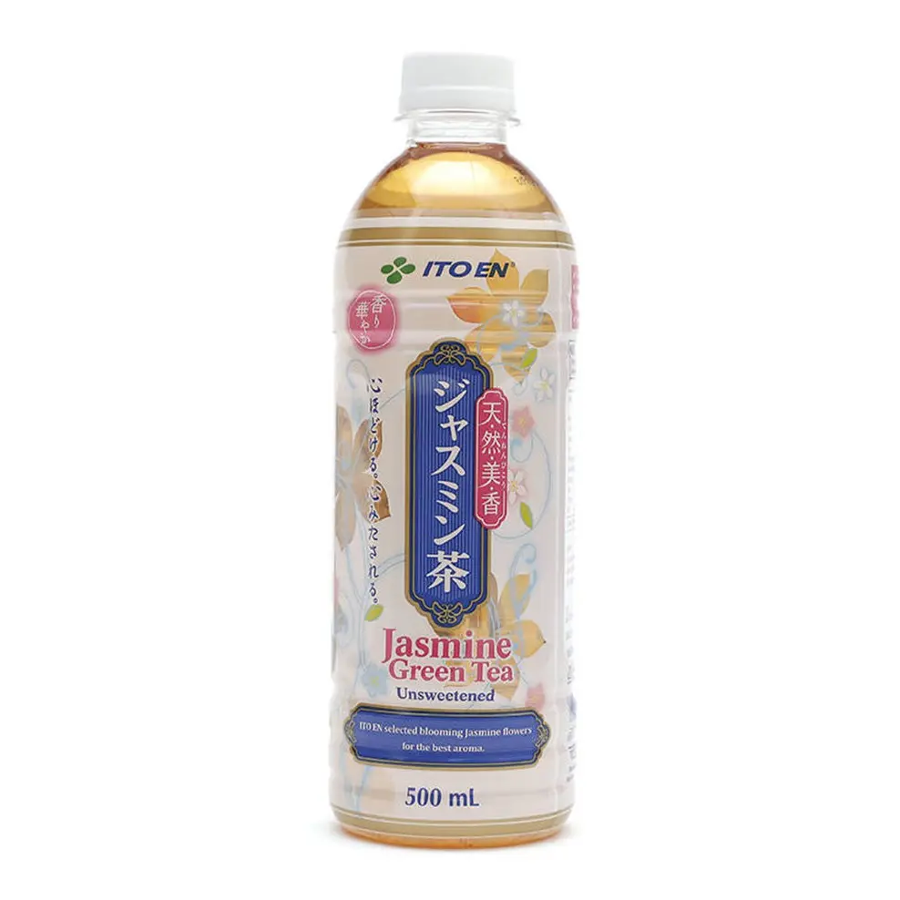 Trà xanh hương lài không đường (ITOEN) 500ml - Nước, trà xanh hoa nhài 0.5%, chất chống oxi hóa - Chè, Tea