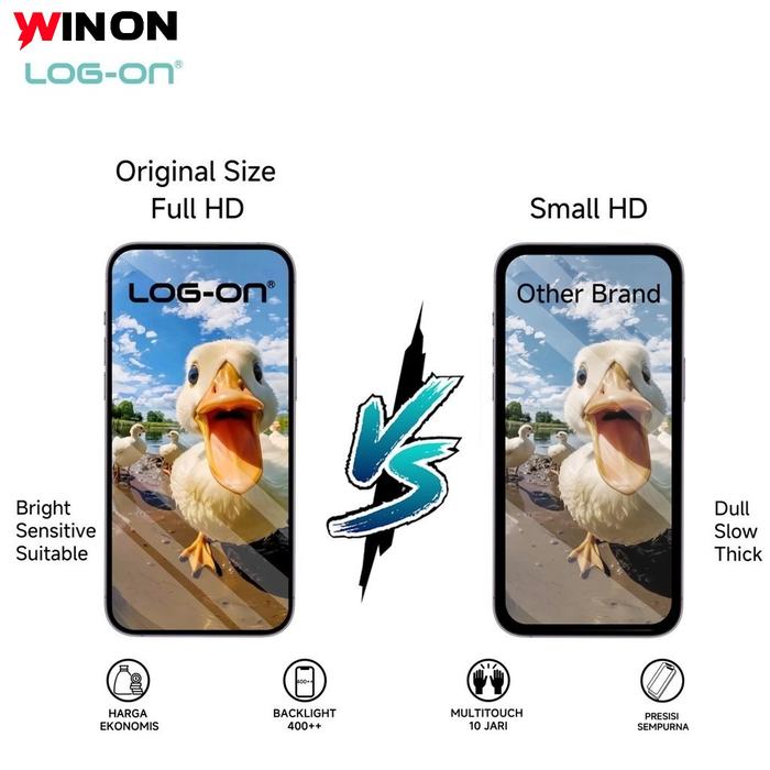 Gambar Log-on WIN ON - LCD TOUCHSCREEN INFINIX HOT 10S HOT 11 X689 SMART 6 PLUS VISION 3 PLUS HD+ Fullset Ori Log-on Plastik Berkualitas - Layar dari WIN ON INDONESIA Kota Administrasi Jakarta Utara Tokopedia