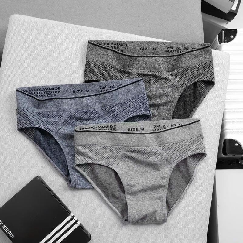 COMBO 3 Quần Sịp Đùi Nam Boxer VNXK Vải Dệt Kim Thông Hơi Thoáng Khí Mềm Mịn Quần Boxer Thun Menswear 7