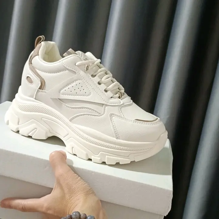 TĂNG 1 SIZE - Giày thể thao độn đế da 9p S hàng chuẩn QC Sneaker 6