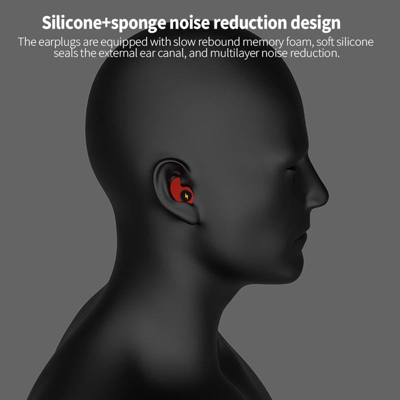Product Introduction of Silicone Sponge Sleeping Ear Plugs Portable Soundproof Earplugs Soft Foam Anti-noise Earplug Travel Noise Reduction 19